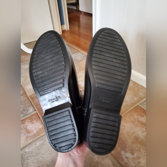 Coach Logo Canvas Rubber Rain Boots - Picture 6 of 8